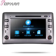 Topnavi Android 9,0 автомобильные ПК DVD плеер для Fiat Stilo 2002 2003 2004 2005 2006 2007 2008 2009 2010 стерео gps навигации 4 Гб+ 32G