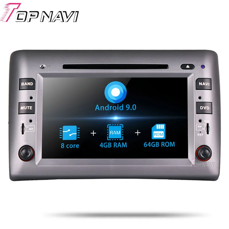 Topnavi Android 8,0 ПК автомобиля DVD плеер для Fiat Stilo 2002 2003 2004 2005 2006 2007 2008 2009 2010 стерео gps навигации 4G + 32 г