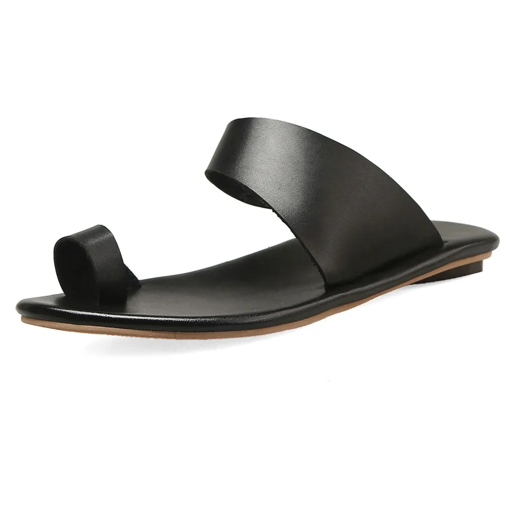 SAGACE المرأة الصيف تو فتح الجوف صنادل أرضية حذاء كاجوال الشاطئ المشي الأحذية عارضة البريطانية الرياح كعب مسطح الضحلة قد 17