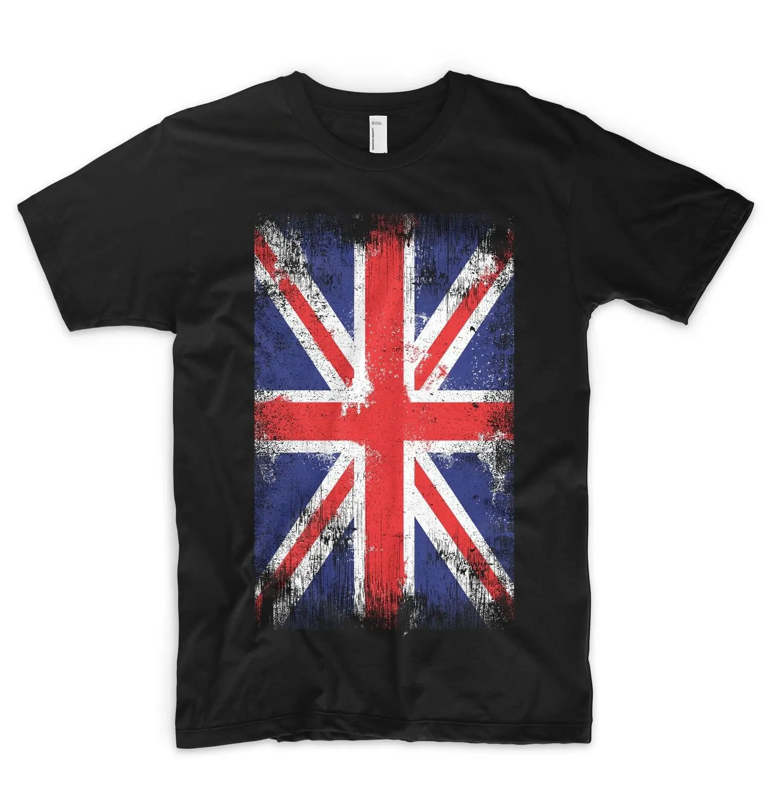 Футболка Union Jack британская Англия Лондонская Летняя Повседневная хлопковая в