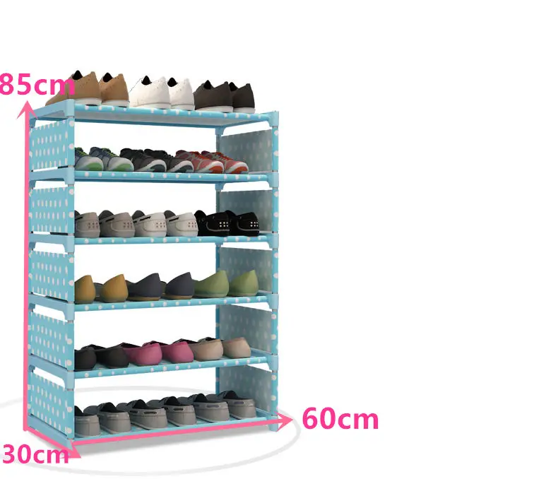 5 Tier Shoe Rack Storage Shelves Simple living Room Home Decorations Debris Organizer Cabinet