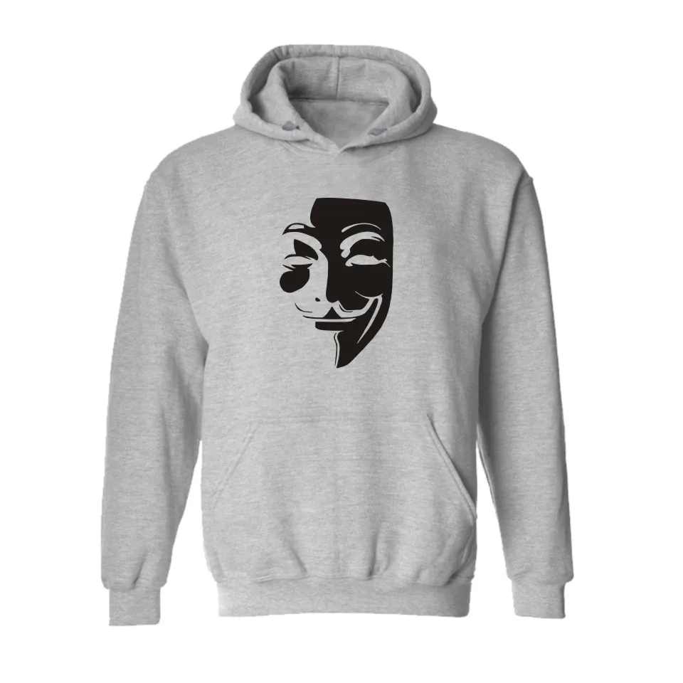 V for Vendetta Hero Mask 4xl Hooded Hoodies Women Sweatshirt xxxl in ...