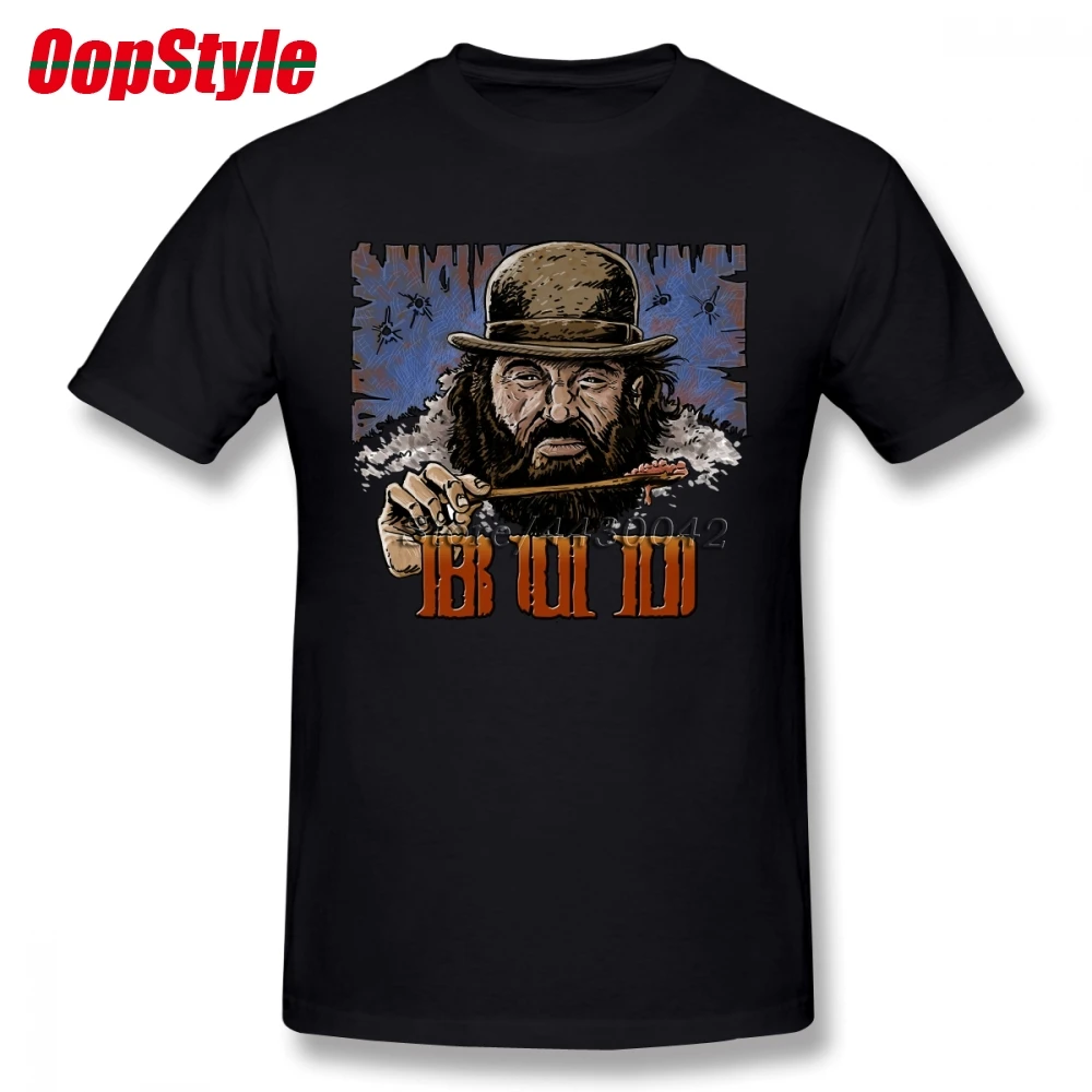 Мужская хлопковая футболка Bud Spencer большие размеры 4XL 5XL 6XL Camiseta | одежда