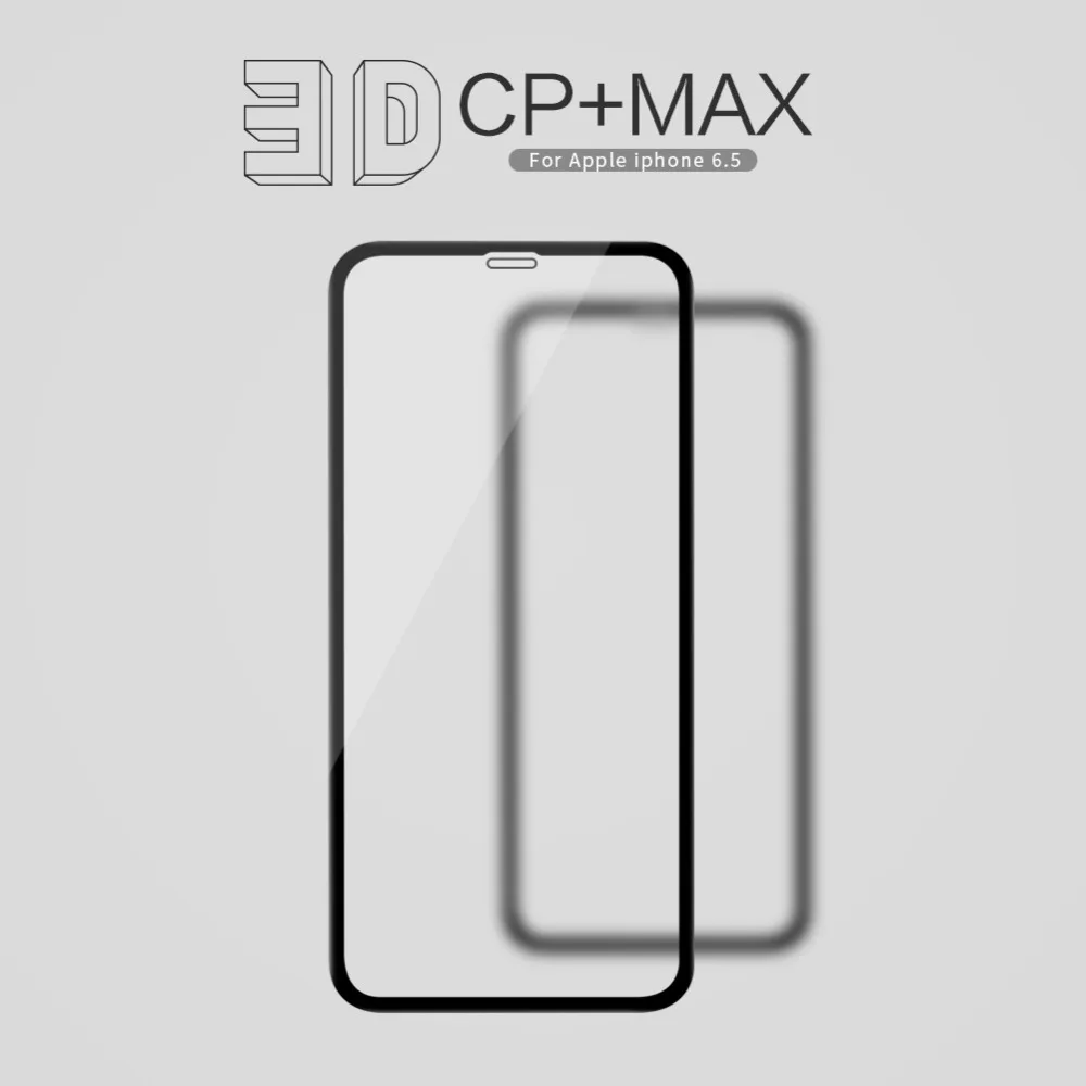 Для iPhone X XS Max Закаленное стекло протектор экрана Nillkin 3D CP+ MAX полное покрытие стекло Защитная пленка для Apple iPhone X XS XR