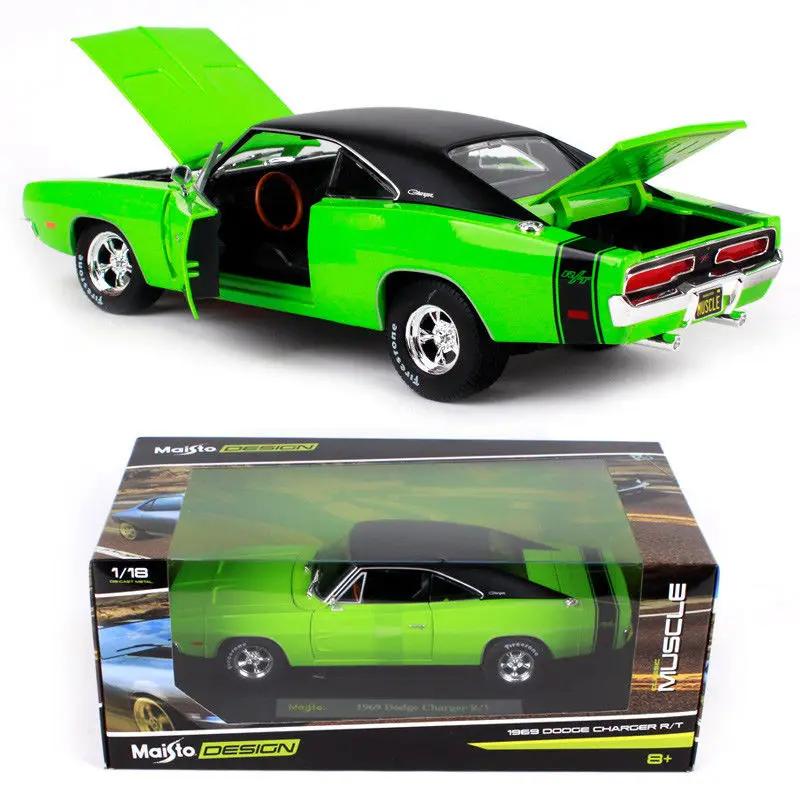 Maisto дизайн 1:18 1969 DODGE зарядное устройство R/T литая модель спортивный гоночный автомобиль в коробке