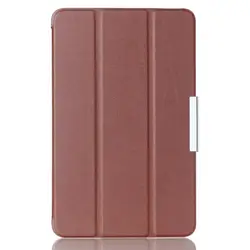 Premium Smart Cover with Stand Functionality for 10.1 Tablets - Includes Screen Protector and Stylus Pen (Coffee)