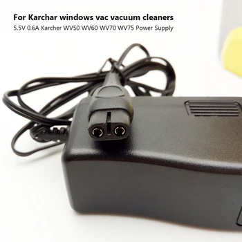 

MX-055060A Vac Charger Vacuum Adapter 5.5V 0.6A Karcher WV50 WV60 WV70 WV75 Power Supply for Karchar Windows Vac