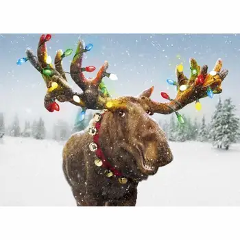 

3D Diamond Embroidery,Full,DIY,Diamond Painting"Merry Christmas Moose"Cross Stitch,Diamond Mosaic,Daimond Painting Home Decor