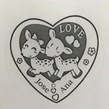 При индивидуальном заказе светочувствительный штамп Самостоятельная Заправка чернилами Свадебная печать с инициалы имя Отображение времени и даты 45/50 мм круг