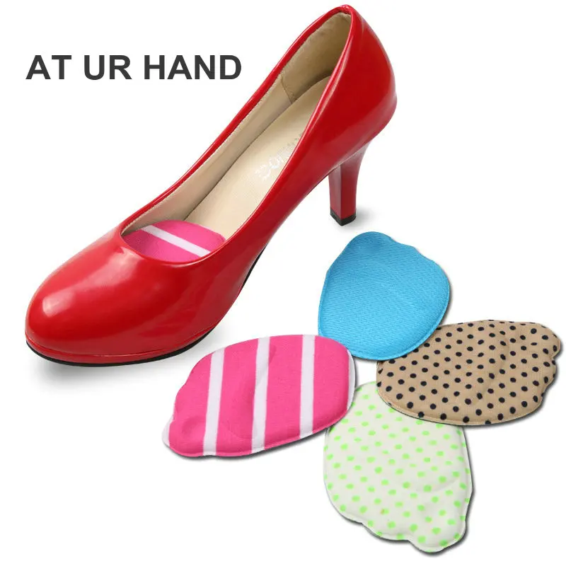 Купить New 1 pair Forefoot Insoles Sponge Pads High Heel Soft Insert Anti-Slip Foot Protection Pain Relief Women shoes insert  Обувь | Стельки (32746943323)