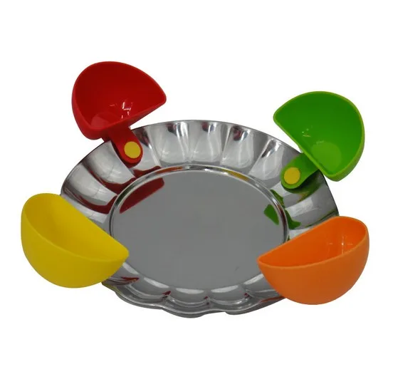 

1PC Dip Clips Kitchen Bowl Kit Tool Small Dishes Saucer Cup Tableware Spice Clip for Assorted Salad Sauce Ketchup LB 512