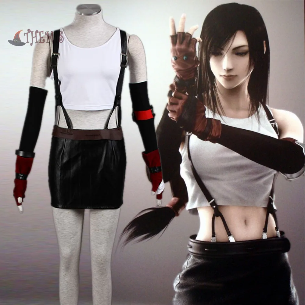 Athemis real doll clothes sex doll costume same as Final Fantasy VII Tifa a...