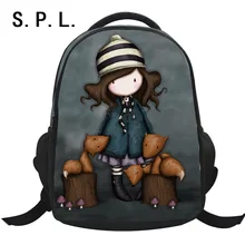 S.P.L vente chaude sac d’école sac à dos polyester beau dessin animé casual fille étudiant sac mochila escolar enfants sac pour shcool
