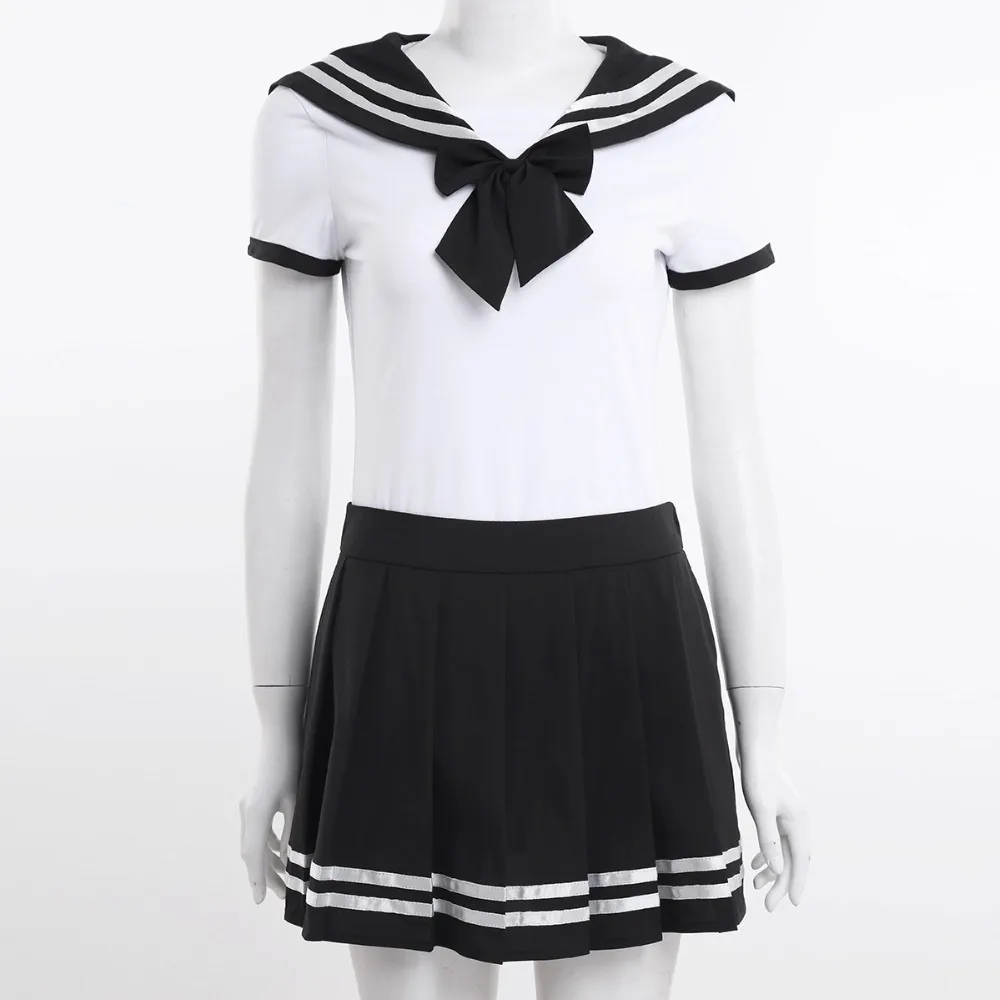 Yizyif Sexy Cosplay Abdl Adult Baby Romper Women Skirt Suit Schoolgirl Uniform Anime Role Play Costume -Zentai shop online