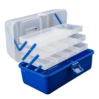 MEGA SALE ❤️ Waterproof Multi Layer Fishing Tackle Box Fly Fishing Storage Case Portable Fishing Gear Storage Box Strong Corrosion Resistant - discount item 39% OFF Sports & Entertainment