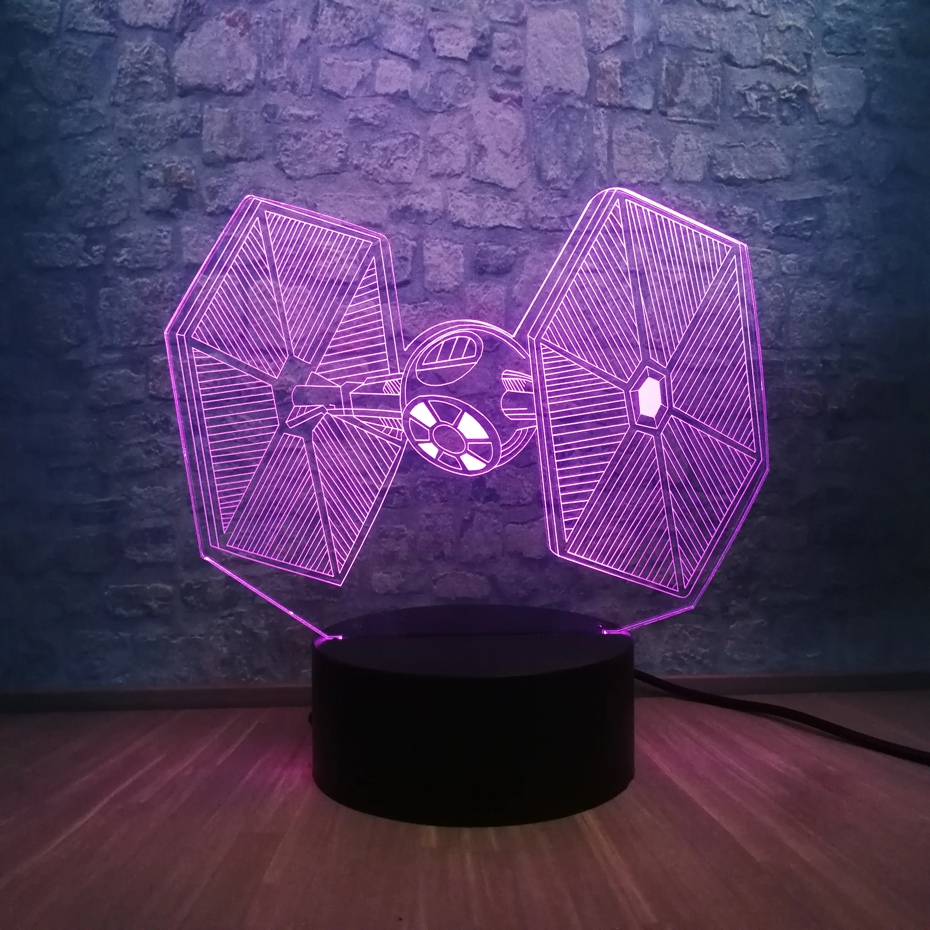 Звездные войны Вейдер галстук бабочка портативный фонарь 3D светодиодный