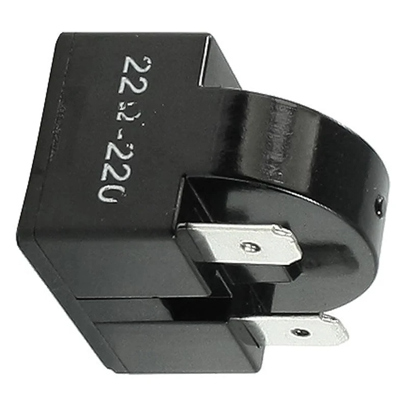 

HFES 22 Ohm Resistance 3 Pin Terminals Refrigerator PTC Starter Relay Black
