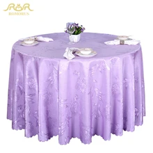 ROMORUS Luxury Round Tablecloths Wedding Home Kitchen Table Cover/Table Line Gold/Red/Purple/White Party Dining Table Cover ROMORUS Luxury Round Tablecloths Wedding Home Kitchen Table Cover/Table Line Gold/Red/Purple/White Party Dining Table Cover