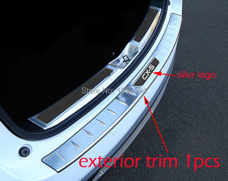 

car rearguards trunk rear tail box bumper Pedal plate panel for 2017 2018mazda cx-5 cx5 KF 2nd