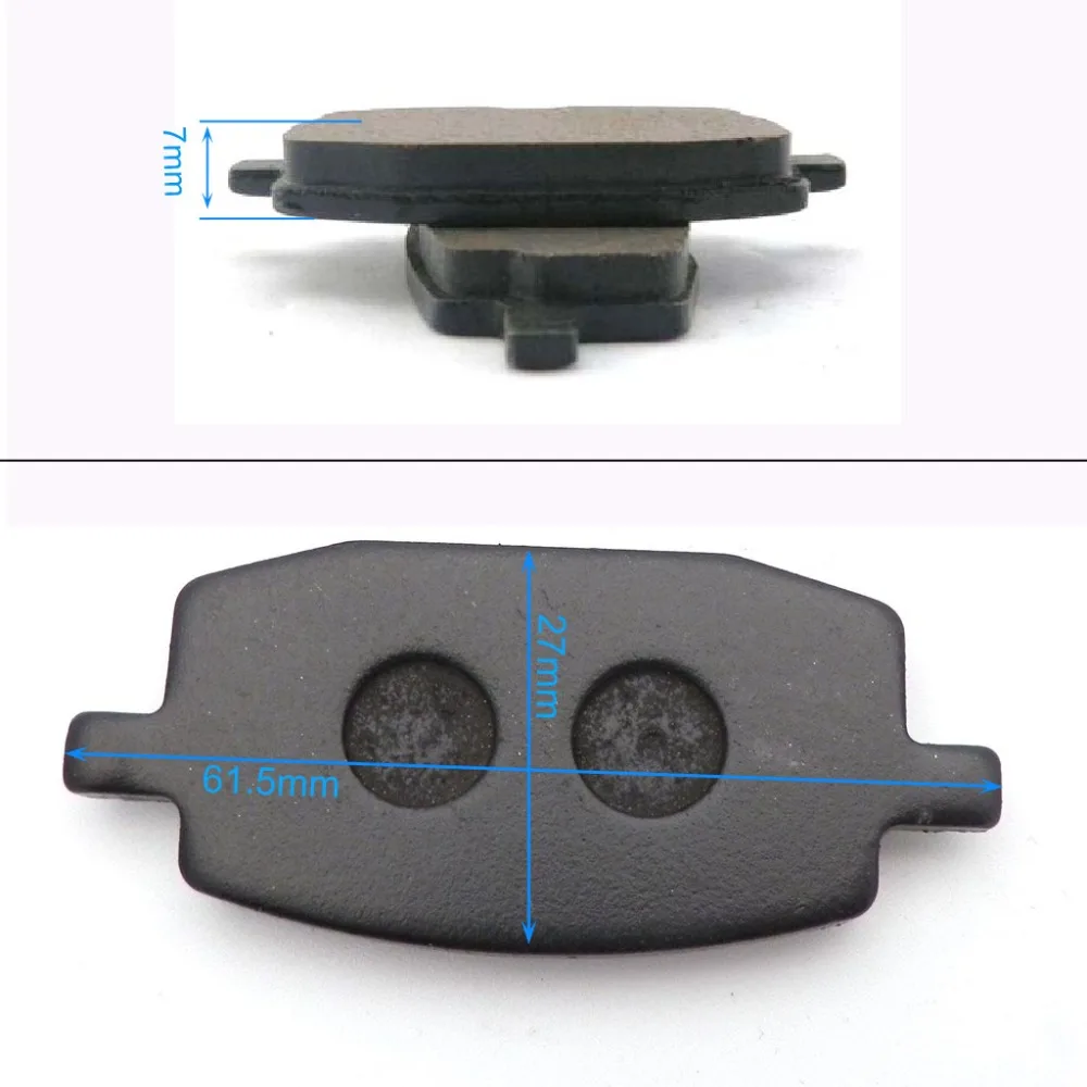 Motorcycle Rear Brake Disc Pads + Drum Brake Shoes Set For GY6 49CC 50CC Scooter Moped TAOTAO Parts
