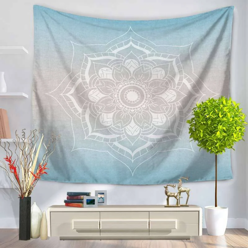 

Indian Mandala Tapestry Wall Hanging Sandy Beach Throw Rug Blanket Camping Tent Travel Mattress Sleeping Pad Mandala Tapestry