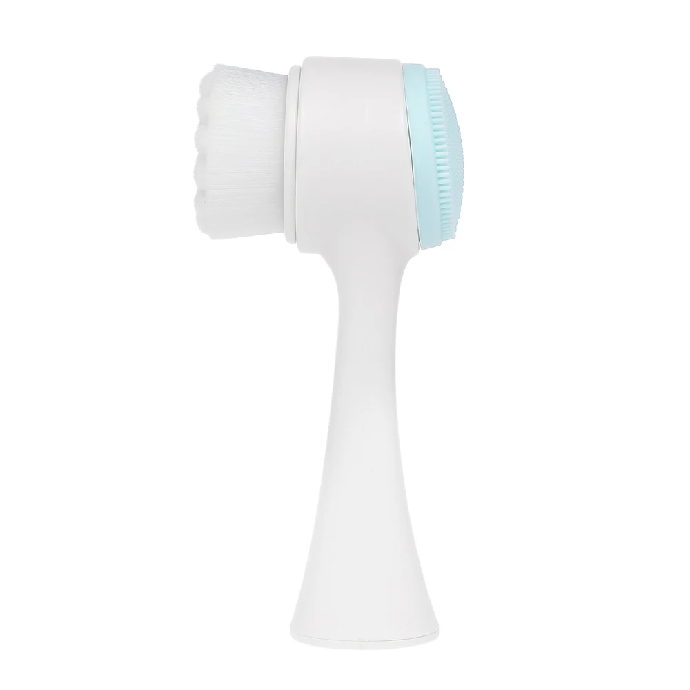 2 Colors Double Sides Silicone Facial Pore Cleanser Brushes Makeup