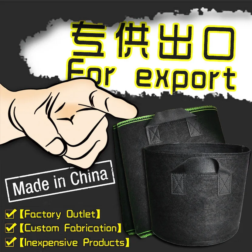 

Different Sizes Biodegradable Non-woven Nursery Bags Plant Grow Bags Fabric Seedling Pots Eco-Friendly Aeration Planting Bags
