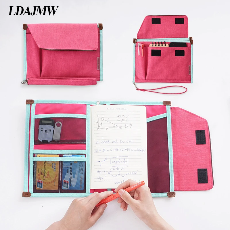 

LDAJMW New Multi-function Passport Document Storage Package Ticket Holder Cover File Office Organizer Travel Accessories