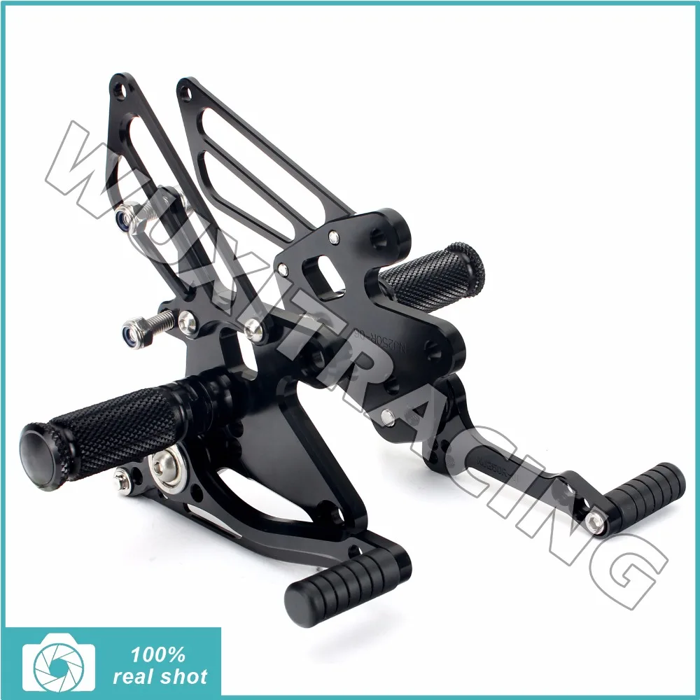 Новый CNC заготовки Регулируемый мотоцикл подножки подножки подножки Rearsets задний устанавливает для Кавасаки ниндзя 250р 2008-2012 09 10 11 Новый CNC заготовки Регулируемый мотоцикл подножки подножки подножки Rearsets задний устанавливает для Кавасаки ниндзя 250р 2008-2012 09 10 11