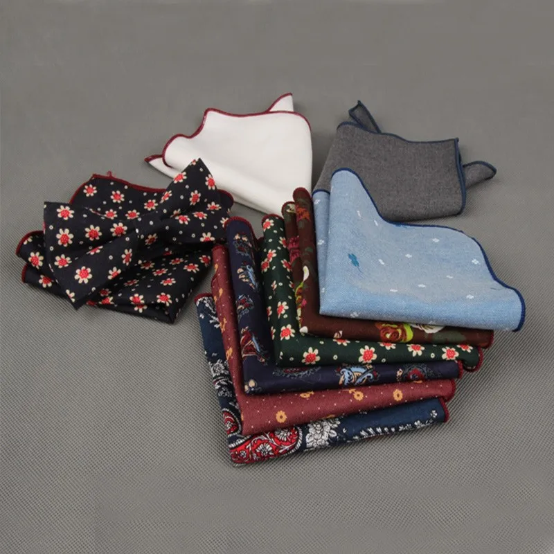 11-Styles-De-Mode-Hommes-de-Coton-Poche-Carr&eacute;-Western-Style-Floral-Mouchoir-pour-Poche-De