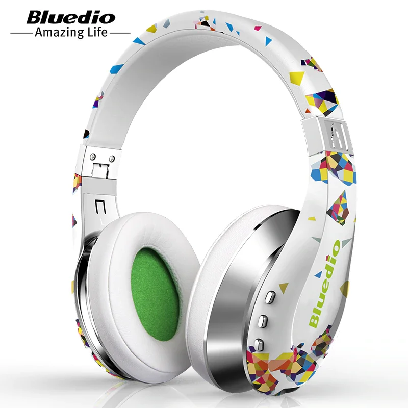 Дешево 2017 г. Наушники Оригинал Bluedio (air) новая модель bluetooth наушники Беспроводная гарнитура модные наушники для Mp3