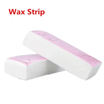 

Free Shipping 100pcs Hair Removal Depilatory Nonwoven Epilator Wax Strip Paper Roll Waxing Health Beauty