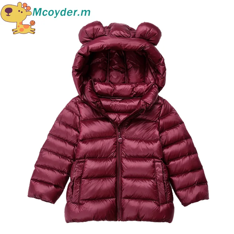 High Quality Children Thick Down Jackets Baby Boys Girls Winter down Coat Baby Winter Coat Kids Warm Outerwear Hooded Coat