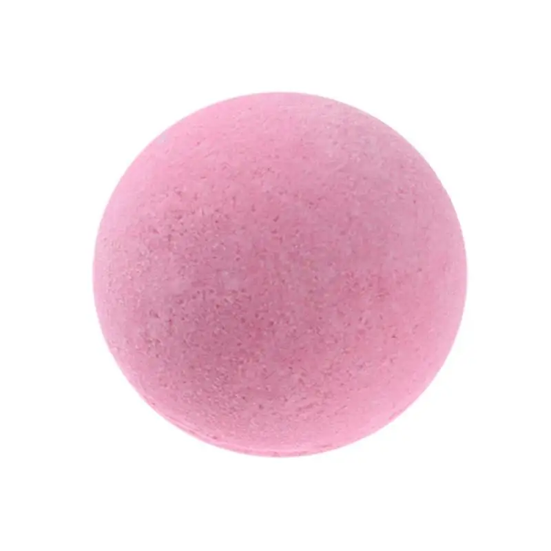 Соляной шар для ванны, отбеливающий кожу, облегчающий расслабление, снятие стресса, натуральный пузырь, бомбы для душа, шар, очиститель для тела, эфирное масло, спа - Цвет: pink