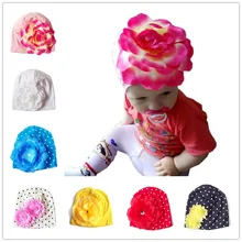Bnaturalwell Newborn Baby Cotton Hat Beanie Toddler Girls Lovely Flower Accessories Boutique Caps Kids Floral Spring Hat H361