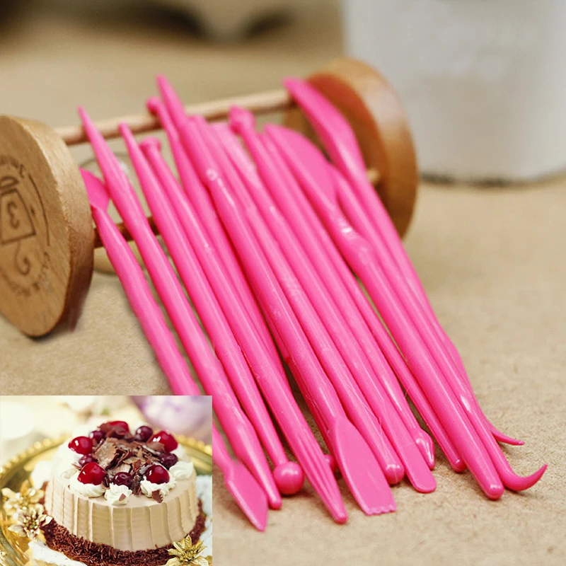 

14Pcs Cutter Fondant Cake Decorating Sugar craft Plastic Mold Paste DIY Tool Cutters Sugar craft Tool