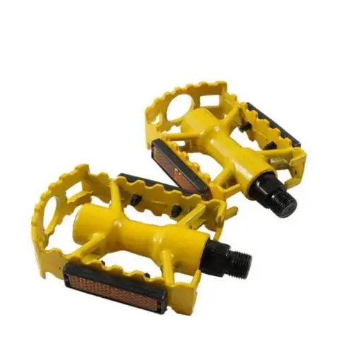yellow bmx pedals