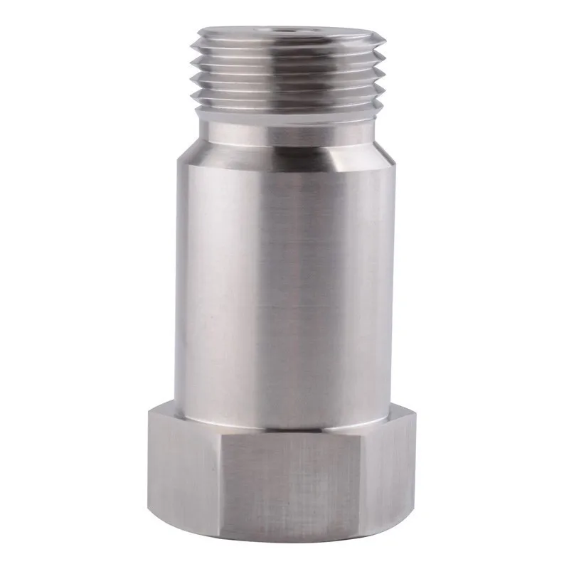 2pcs Stainless Steel O2 Oxygen Sensor Extension Extender Bung 2 Adapter Spacer