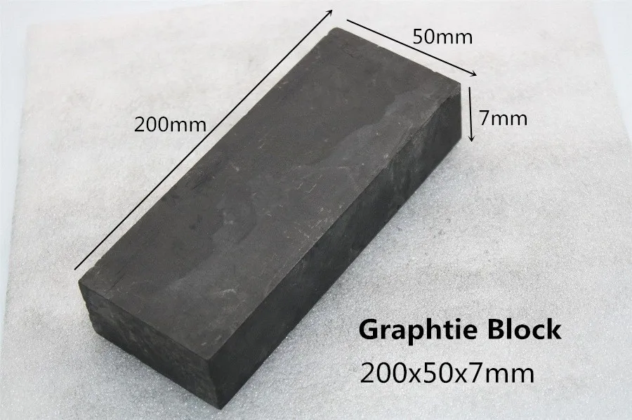 200*50*7mm Carbon graphite block 2pcs /Graphite blocks in cement industries in kiln machinesin