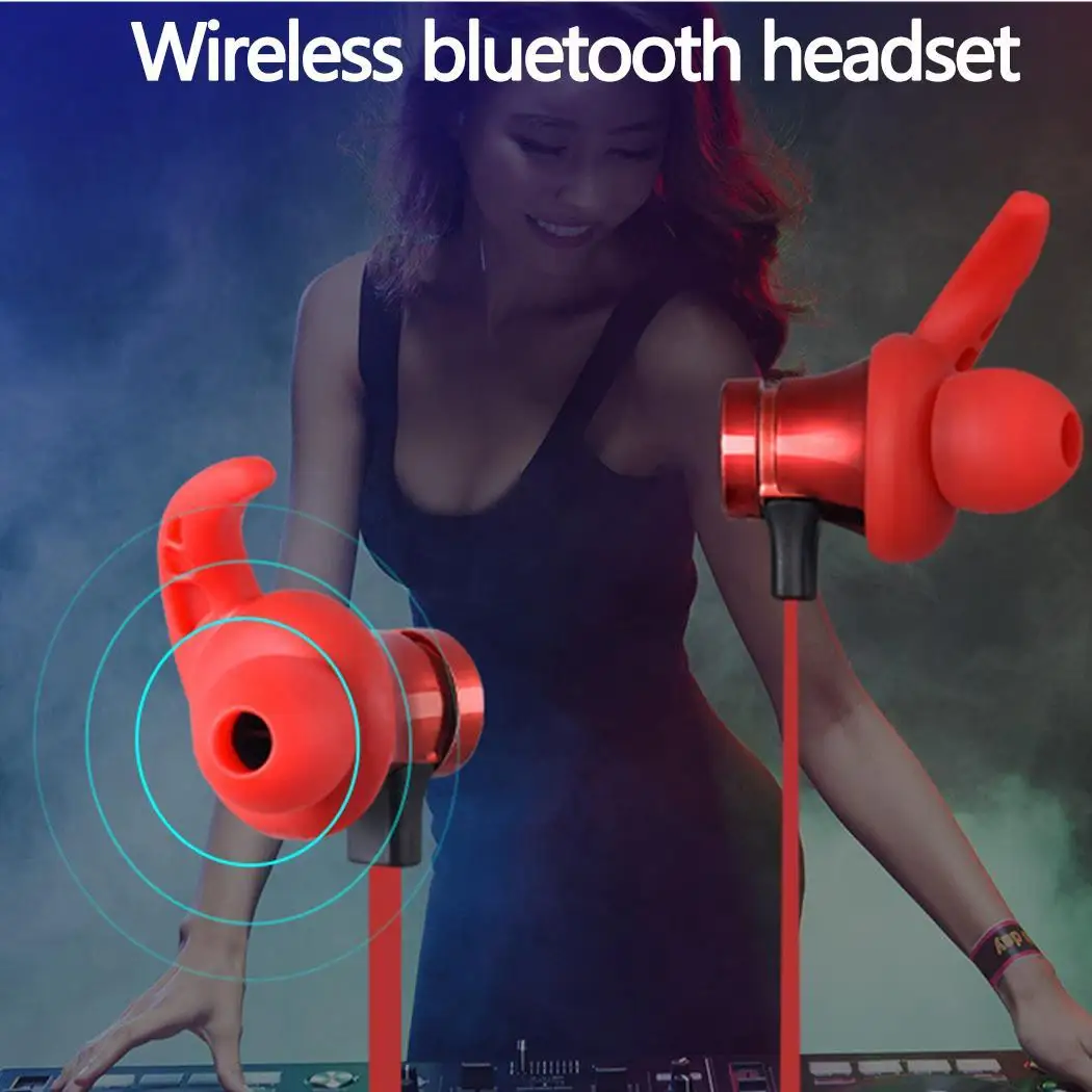 Беспроводная Спортивная bluetooth гарнитура tf карта с магнитной функцией стерео