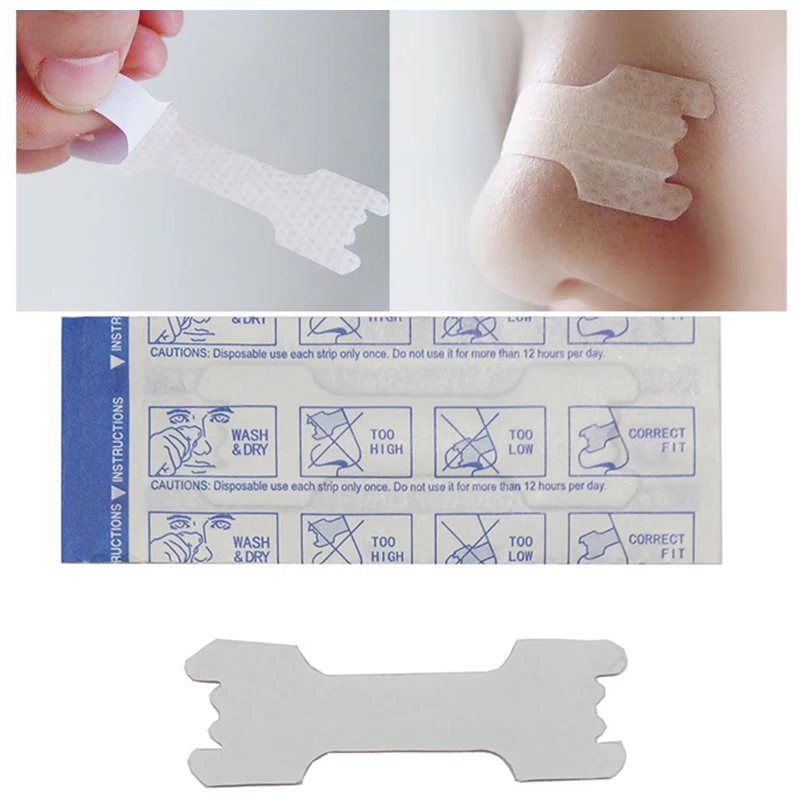 

10Pcs Anti Snoring Nasal Patch Breathe Right Better Nasal Strips Adult Stop Snoring Health Care Strip Health Care Patch Product