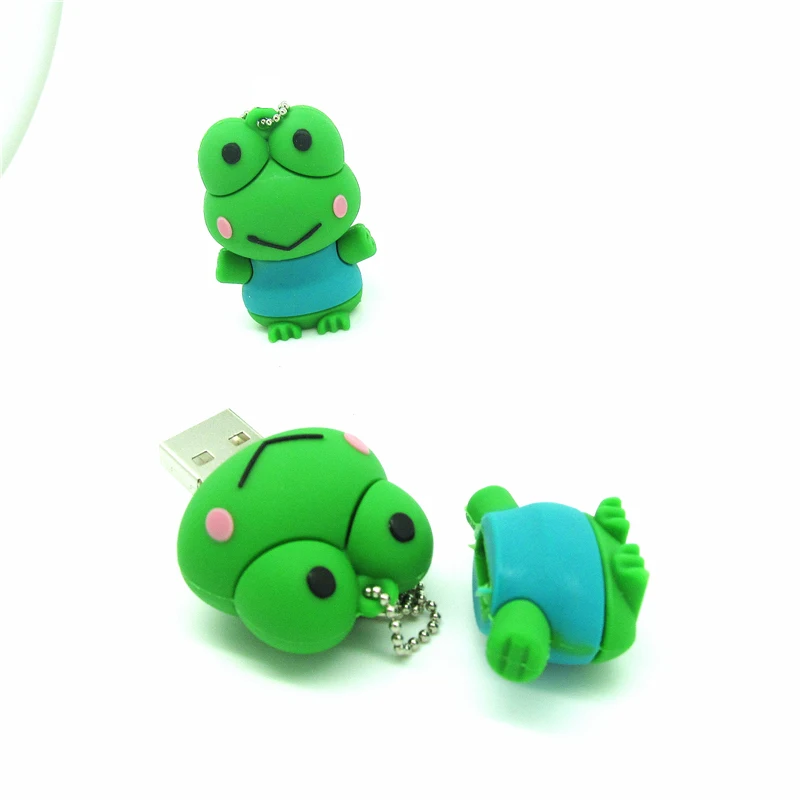 Хит продаж usb флеш накопитель мультяшная лягушка 4 ГБ 8 16 32 памяти u диск