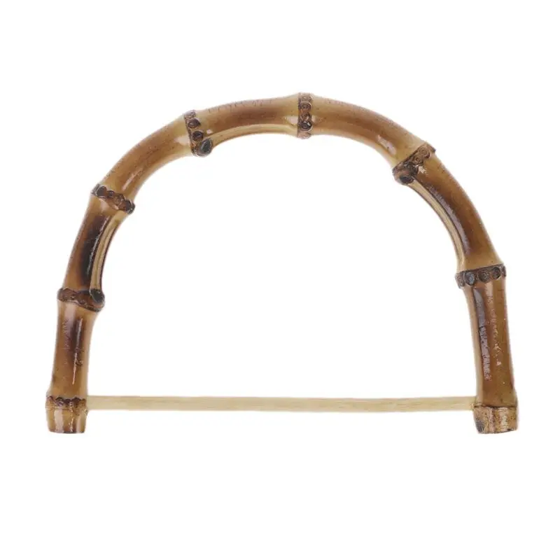 

Hot Sell 1pc Bamboo Bag Handle for Handcrafted Handbag DIY Bags Replacement Accessories