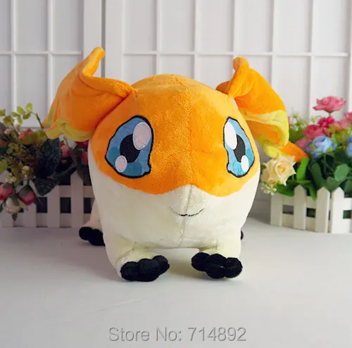 Patamon Плюшевая Игрушка Аниме Приключения Дигимонов Takaishi Takeru pet patamon 35 см Высокое качество короткая мягкая игрушка подушка