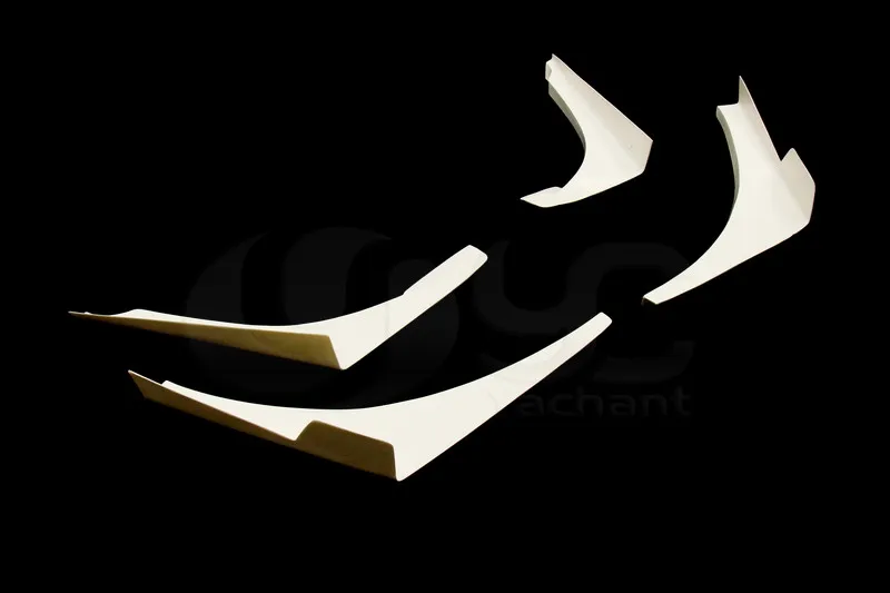 2004-2007 Mitsubishi Lancer Evolution 8-9 Voltex Style Front Bumper Canard (Fit YCE79091) FRP (2)
