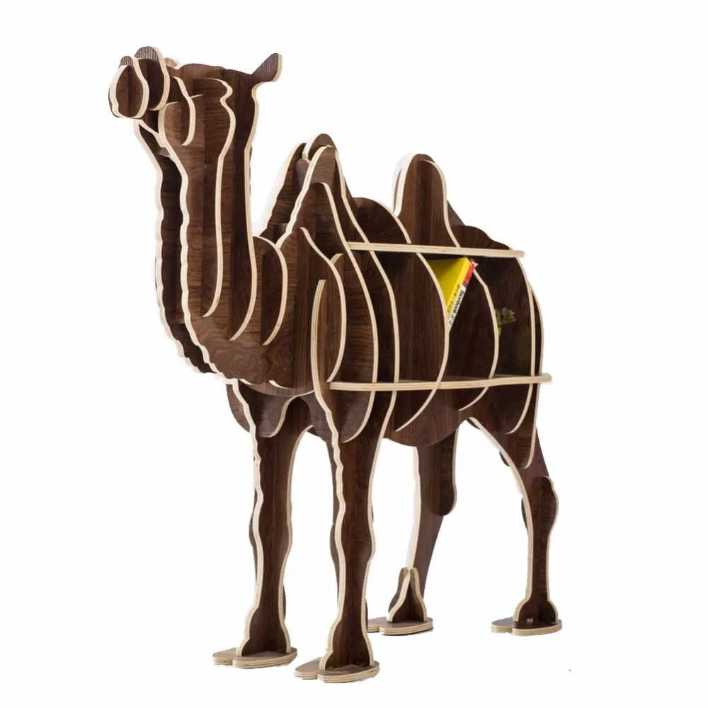 كبيرة خزانة عرض تخزين الأثاث ل cds ، الأفلام و الكتب حيوان الجمل عرض bookrack خشبي خزانة مكتب الجدول