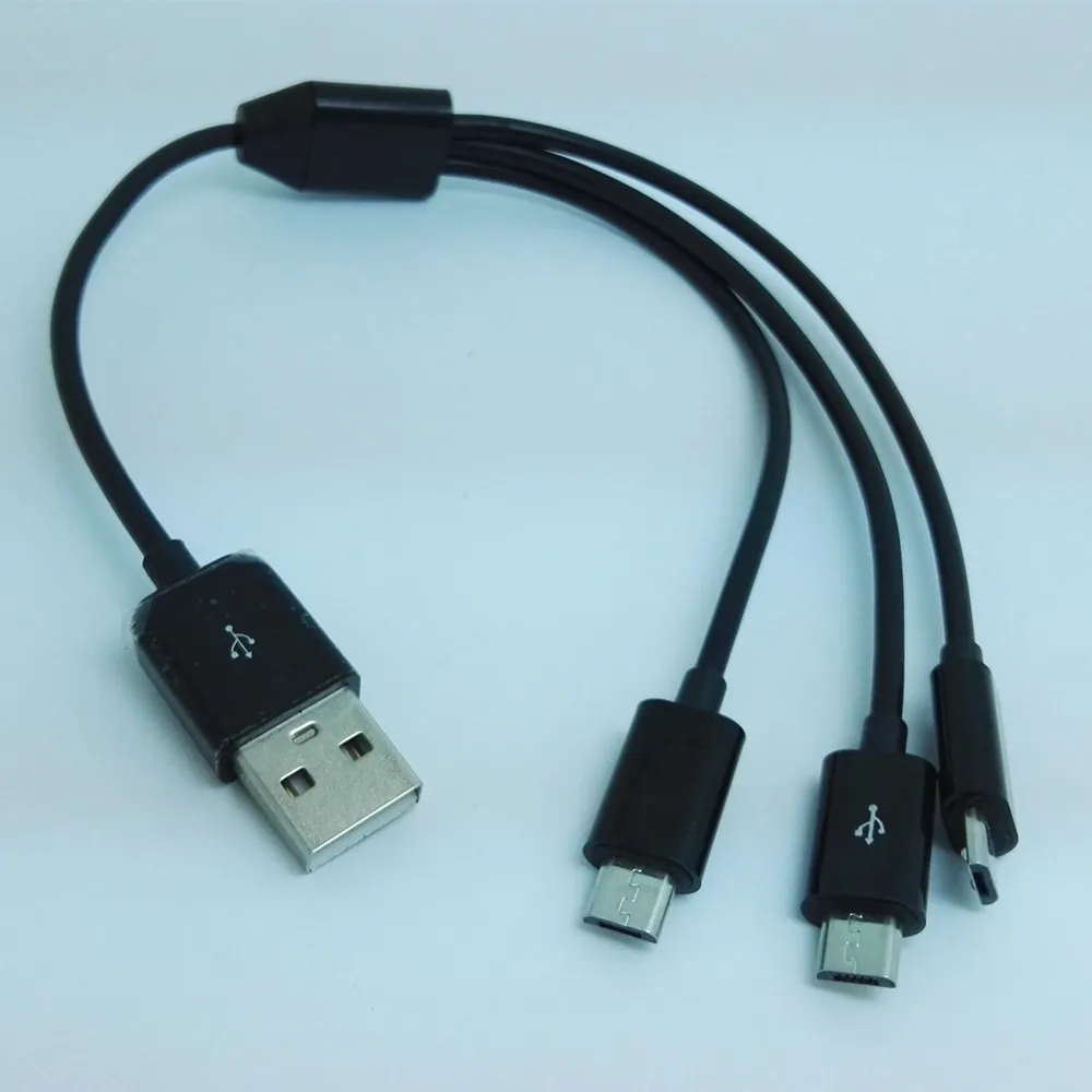 Кабель зарядного устройства микро usb 3 в 1 многофункциональный для Samsung HTC LG Sony Android