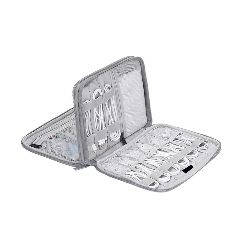 

Portable Travel Cable Gadget Accessories Electronic Digital USB Charger Wires Earphone Organizer Case Trip Zipper Storage Pouch