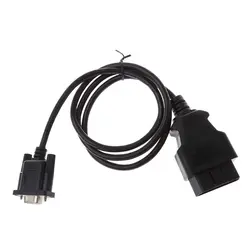Универсальный OBD2 16Pin для DB9 RS232 адаптер кабель авто диагностический Интерфейс