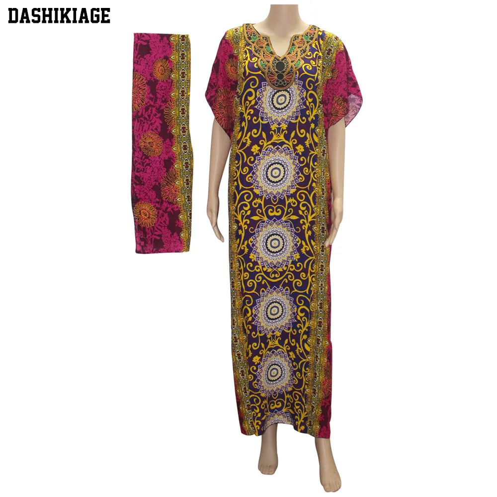 Dashikiage New African Women's Dashiki Long Kaftan Dress Dashiki Boho ...